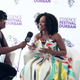South African singer-songwriter Palesa Masiya, left, chats with Nomzamo Mbatha, actress and model, as they promote the Essence Festival Durban 2017. (YouTube)
